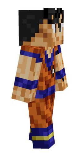 Blue skin: body, right side render