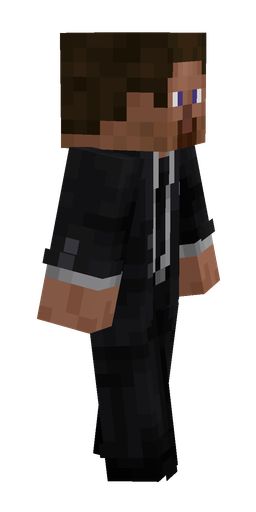Black skin: body, right side render