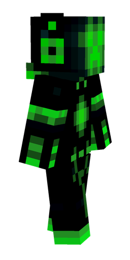 Black skin: body, right side render