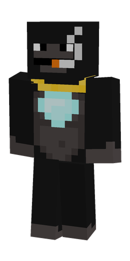 Black skin: body, front render