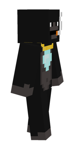 Black skin: body, right side render