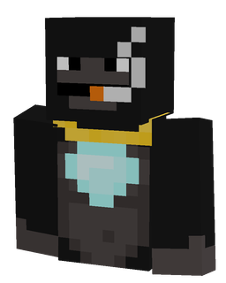 Black skin: bust render