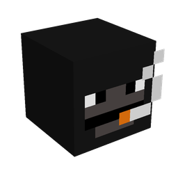 Black skin: head render
