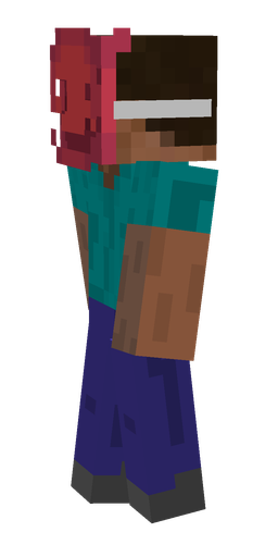 Blue skin: body, left side render