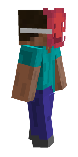 Blue skin: body, right side render