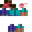 Blue skin: raw texture render