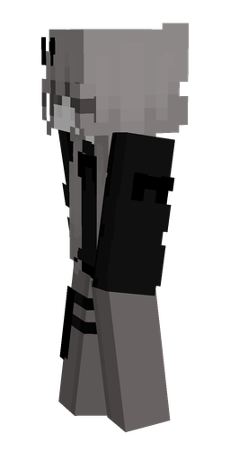 Black skin: body, left side render