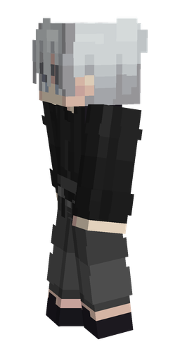Black skin: body, left side render