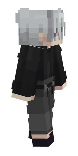 Black skin: body, right side render