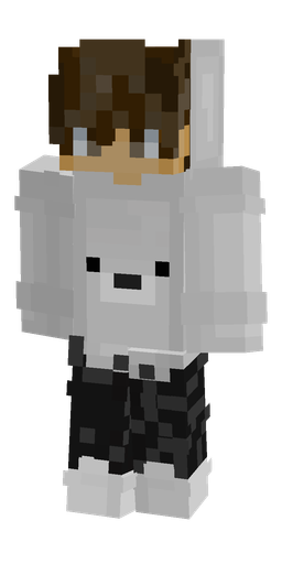 Black skin: body, front render
