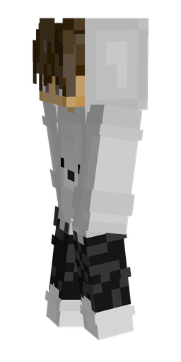 Black skin: body, left side render