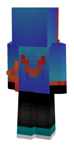 Black skin: body, back render