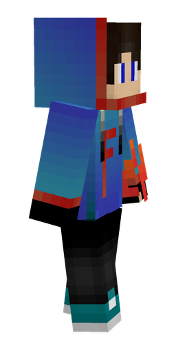Black skin: body, right side render