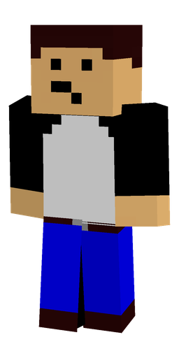Black skin: body, front render