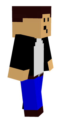 Black skin: body, right side render