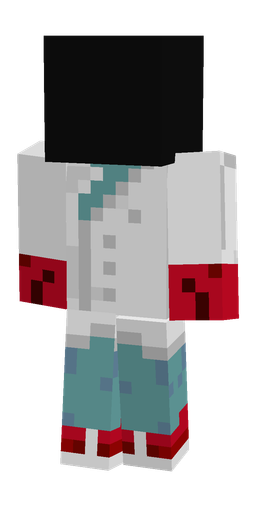 Black skin: body, front render