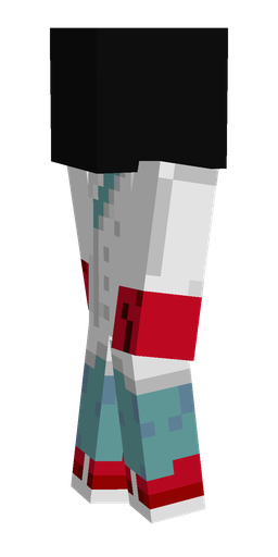 Black skin: body, left side render