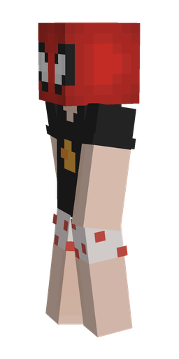 Black skin: body, left side render