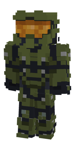 Black skin: body, front render