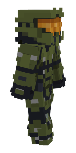Black skin: body, right side render