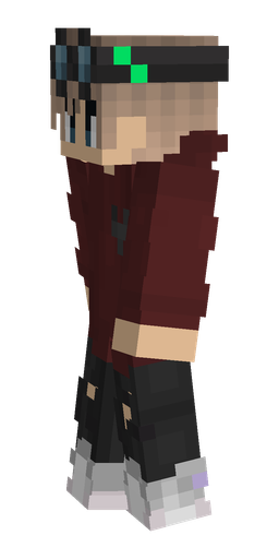 Black skin: body, left side render