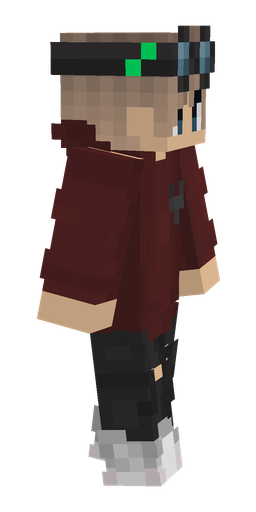 Black skin: body, right side render
