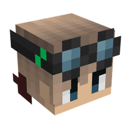 Black skin: head render