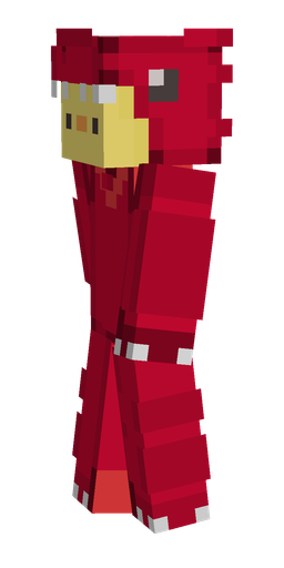 Red skin: body, left side render