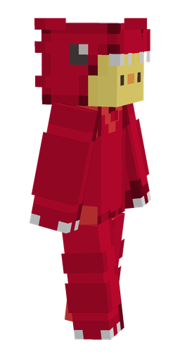 Red skin: body, right side render