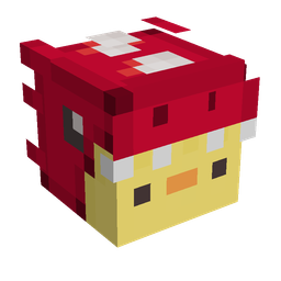 Red skin: head render