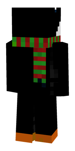 Black skin: body, back render