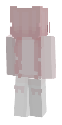 Pink skin: body, back render