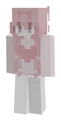 Pink skin: body, front render