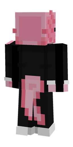 Black skin: body, back render