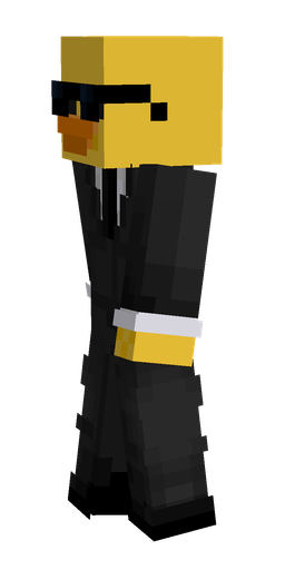 Black skin: body, left side render