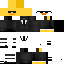 Black skin: raw texture render
