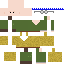 Green skin: raw texture render
