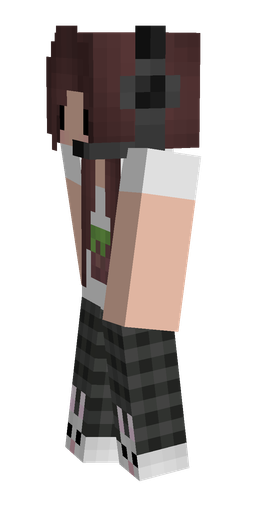 Black skin: body, left side render