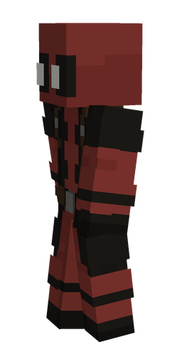 Black skin: body, left side render