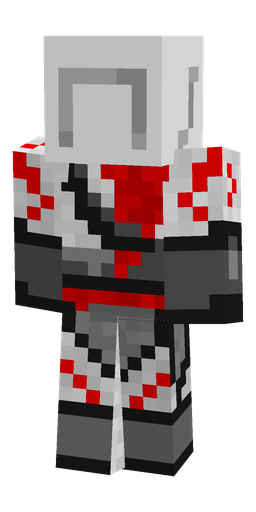 Black skin: body, back render
