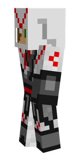 Black skin: body, left side render