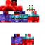 Blue skin: raw texture render