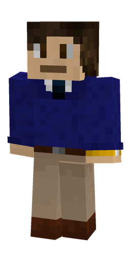 Blue skin: body, front render