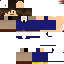 Blue skin: raw texture render