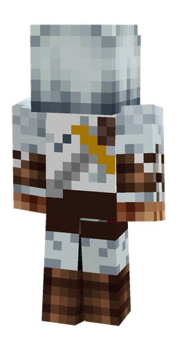 Blue skin: body, back render