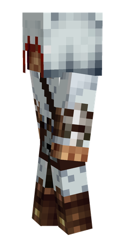 Blue skin: body, left side render