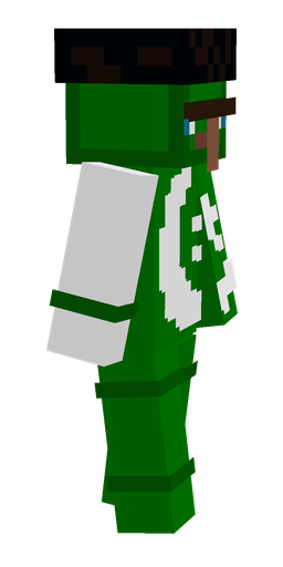 Green skin: body, right side render