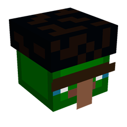 Green skin: head render