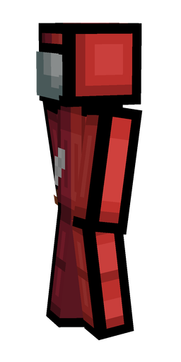 Black skin: body, left side render