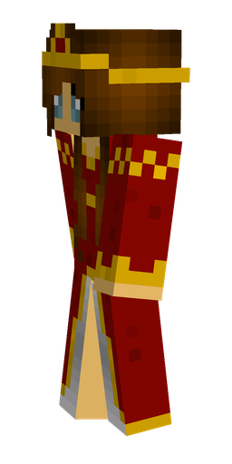 Brown skin: body, left side render